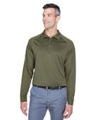 Harriton Men's Advantage Snag Protection Plus Long-Sleeve Tactical Polo M211L TACTICAL GREEN Pocket