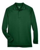 Harriton Men's Advantage Snag Protection Plus Long-Sleeve Tactical Polo M211L DARK GREEN Pocket