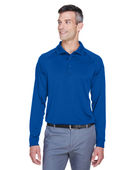 Harriton Men's Advantage Snag Protection Plus Long-Sleeve Tactical Polo M211L TRUE ROYAL Pocket