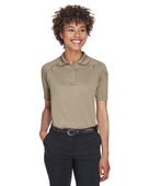 Harriton Ladies' Advantage Snag Protection Plus Tactical Polo M211W DESERT KHAKI Pocket