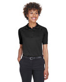 Harriton Ladies' Advantage Snag Protection Plus Tactical Polo M211W BLACK Pocket