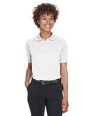 Harriton Ladies' Advantage Snag Protection Plus Tactical Polo M211W WHITE Pocket