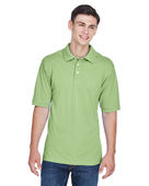 Harriton Men's 5.6 oz. Easy Blend Polo M265 LIME Pocket