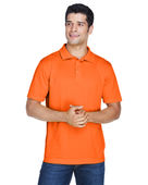 Harriton Men's 4 oz. Polytech Polo M315 TEAM ORANGE Pocket