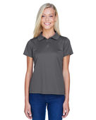 Harriton Ladies' 4 oz. Polytech Polo M315W CHARCOAL Pocket