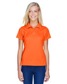 Harriton Ladies' 4 oz. Polytech Polo M315W TEAM ORANGE Pocket