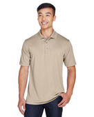 Harriton Men's Advantage Snag Protection Plus IL Snap Placket Polo M345 KHAKI Pocket