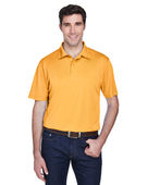 Harriton Men's Micro-Pique Polo M354 GOLD Pocket
