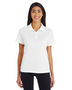 Team 365 Ladies' Zone Performance Polo TT51W WHITE Pocket