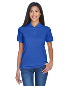 Ultraclub Ladies' Classic Pique Polo 8530 ROYAL Pocket