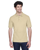 Ultraclub Men's Classic Pique Polo 8535 PUTTY Pocket