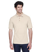 Ultraclub Men's Classic Pique Polo 8535 STONE Pocket
