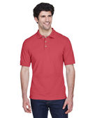 Ultraclub Men's Classic Pique Polo 8535 CARDINAL Pocket