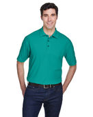 Ultraclub Men's Whisper Pique Polo 8540 JADE Pocket