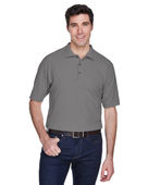 Ultraclub Men's Whisper Pique Polo 8540 GRAPHITE Pocket