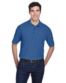 Ultraclub Men's Whisper Pique Polo 8540 INDIGO Pocket