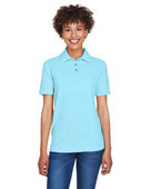 Ultraclub Ladies' Whisper Pique Polo 8541 BABY BLUE Pocket