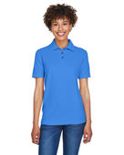 Ultraclub Ladies' Whisper Pique Polo 8541 FRENCH BLUE Pocket