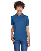 Ultraclub Ladies' Whisper Pique Polo 8541 INDIGO Pocket