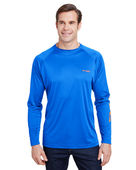 Columbia Terminal Tackle Long-Sleeve T-Shirt 1388261 VIVID BLUE Pocket