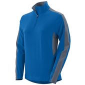 Augusta 1/4 Zip Ladies Quantum Pullover 3790 ROYAL/GRAPHITE Pocket
