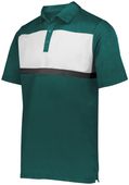 Holloway Prism Bold Polo 222576 DARK GREEN/WHITE Pocket