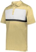 Holloway Prism Bold Polo 222576 VEGAS GOLD/WHITE Pocket