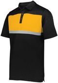 Holloway Prism Bold Polo 222576 BLACK/GOLD Pocket