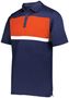 Holloway Prism Bold Polo 222576 NAVY/ORANGE Pocket