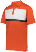 Holloway Prism Bold Polo 222576 ORANGE/WHITE Pocket