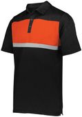 Holloway Prism Bold Polo 222576 BLACK/ORANGE Pocket