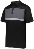 Holloway Prism Bold Polo 222576 BLACK/CARBON Pocket