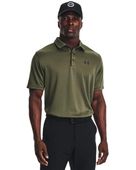 Under Armour Men's Tech Polo 1290140 390 - MARINE OD GREEN/BLACK Pocket