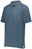 Holloway Adult Repreve Eco Polo 222575 STORM HEATHER Pocket
