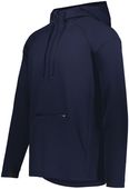 Holloway Adult Limitless 1/4 Zip Hoodie 222584 NAVY/NAVY Pocket