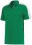 Augusta Adult Bi-Color Vital Polo 5028 KELLY/WHITE Pocket