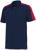 Augusta Adult Bi-Color Vital Polo 5028 NAVY/SCARLET Pocket