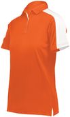 Augusta Ladies Bi-Color Vital Polo 5029 ORANGE/WHITE Pocket