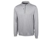 Cutter & Buck Mens Stealth Quarter Zip Pullover BCK09404 POLISHED Pocket