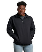 Russell Athletic Unisex Dri-Power Quarter-Zip Fleece 1Z4HBM BLACK Pocket