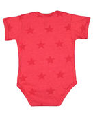 Code Five Infant Five Star Bodysuit 4329 RED STAR Back