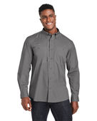 Dri Duck Men's Craftsman Woven Shirt 4450DD GUNMETAL Pocket