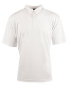 Burnside Men's Burn Collection Golf Polo B0101 WHITE Pocket