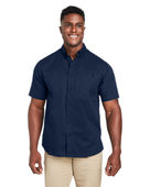 Harriton Men's Advantage Il Short-Sleeve Work Shirt M585 DARK NAVY Pocket