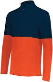 Holloway Momentum Team 1/4 Zip Pullover 223500 ORANGE/NAVY Pocket