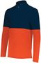 Holloway Momentum Team 1/4 Zip Pullover 223500 ORANGE/NAVY Pocket