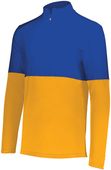 Holloway Momentum Team 1/4 Zip Pullover 223500 GOLD/ROYAL Pocket