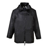 Portwest Classic Rain Jacket US440 BLACK Pocket