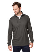 Devon & Jones Men's New Classics Performance Quarter-Zip DG400 GRAPHITE Pocket