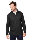 Devon & Jones Men's New Classics Performance Quarter-Zip DG400 BLACK Pocket